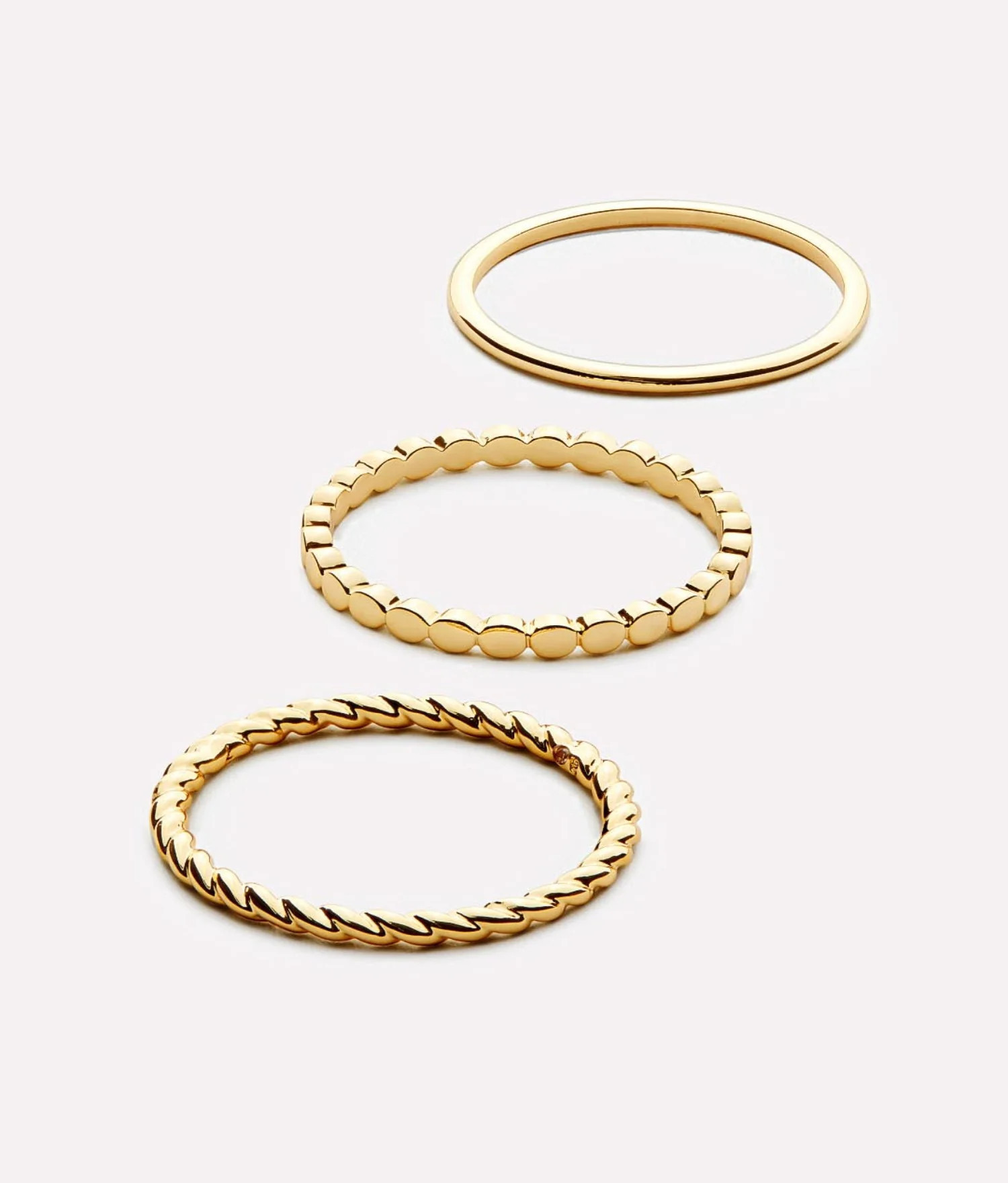 Gold Ring Set - Adrianna Set | Andie Swim