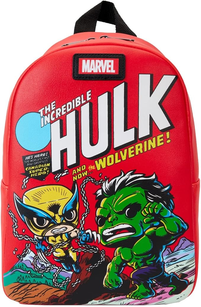 Loungefly Marvel: Wolverine 50th Anniversary - The Hulk & The Wolverine Mini-Backpack | Amazon (US)