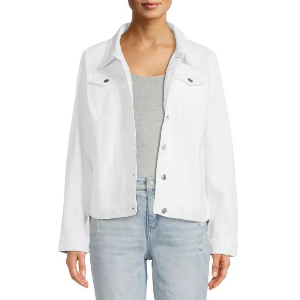 Time and Tru Women's Denim Jacket - Walmart.com | Walmart (US)