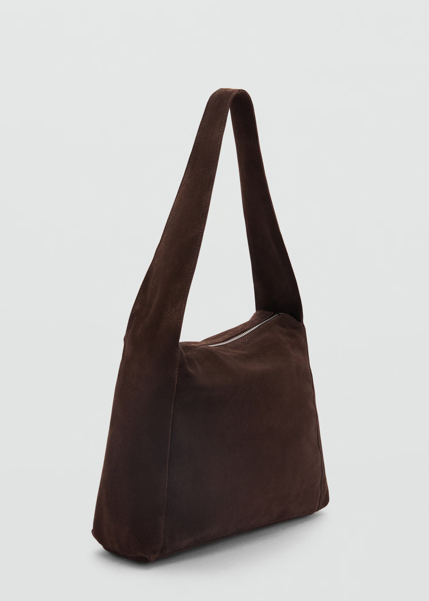 Suede shopper bag - Women | MANGO United Kingdom | MANGO (UK)