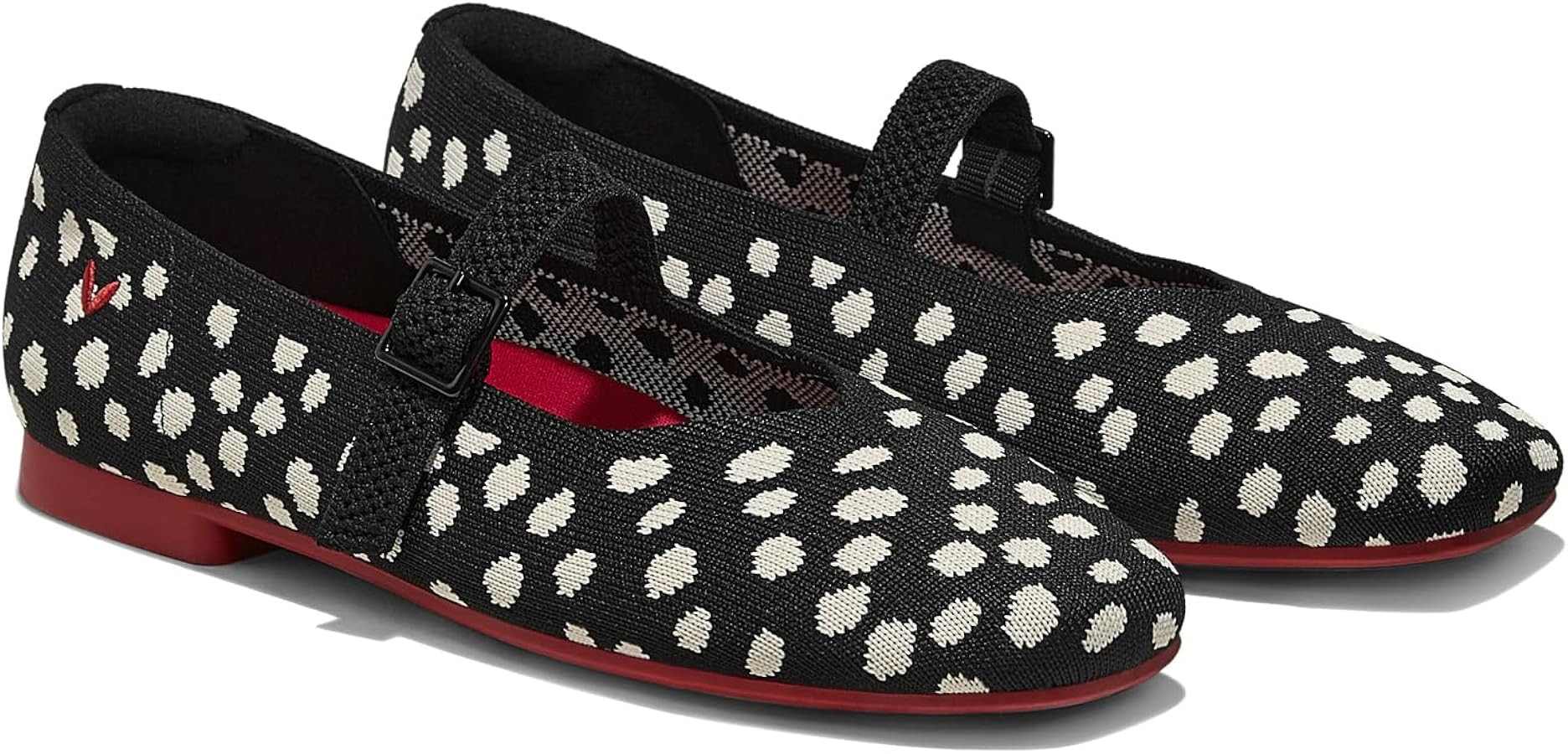 VIVAIA Margot Mary Jane Women Flat Shoes Slip on Square-Toe Washable Shoes Comfortable for Work w... | Amazon (US)