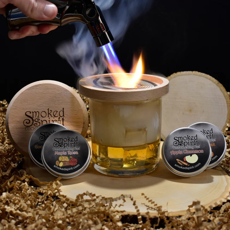 Smoke Coaster Cocktail Smoker by Smoked Spirit Infuse - Etsy | Etsy (US)