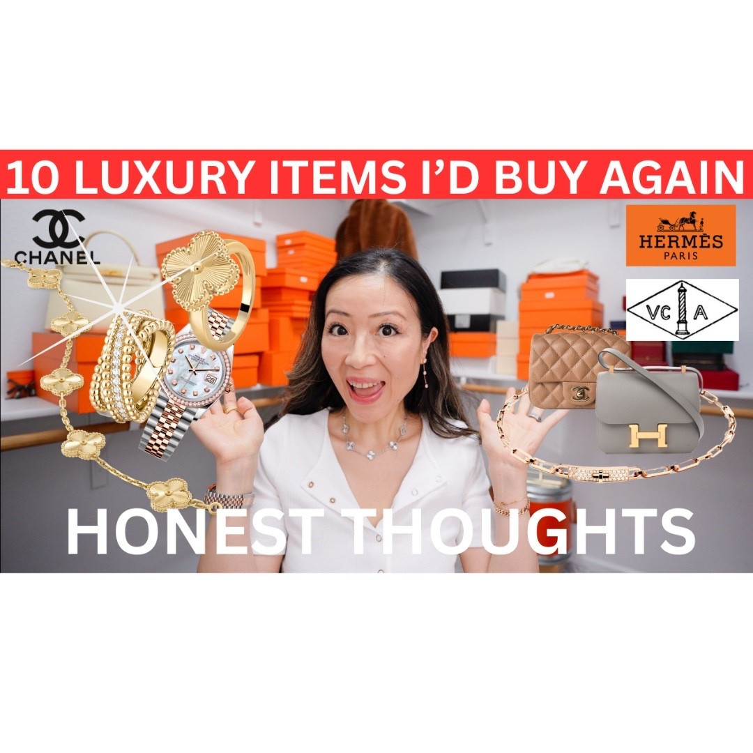 New video 10 luxury items I’d buy again after owning them for years is up on my channel now! What would you buy again from your collection? 

#LTKOver40 #LTKmomlife #LTKWedding