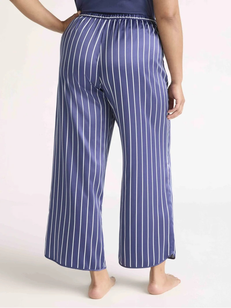 Joyspun Women’s Satin Pants, 28'' Inseam, Sizes XS-3X | Walmart (US)
