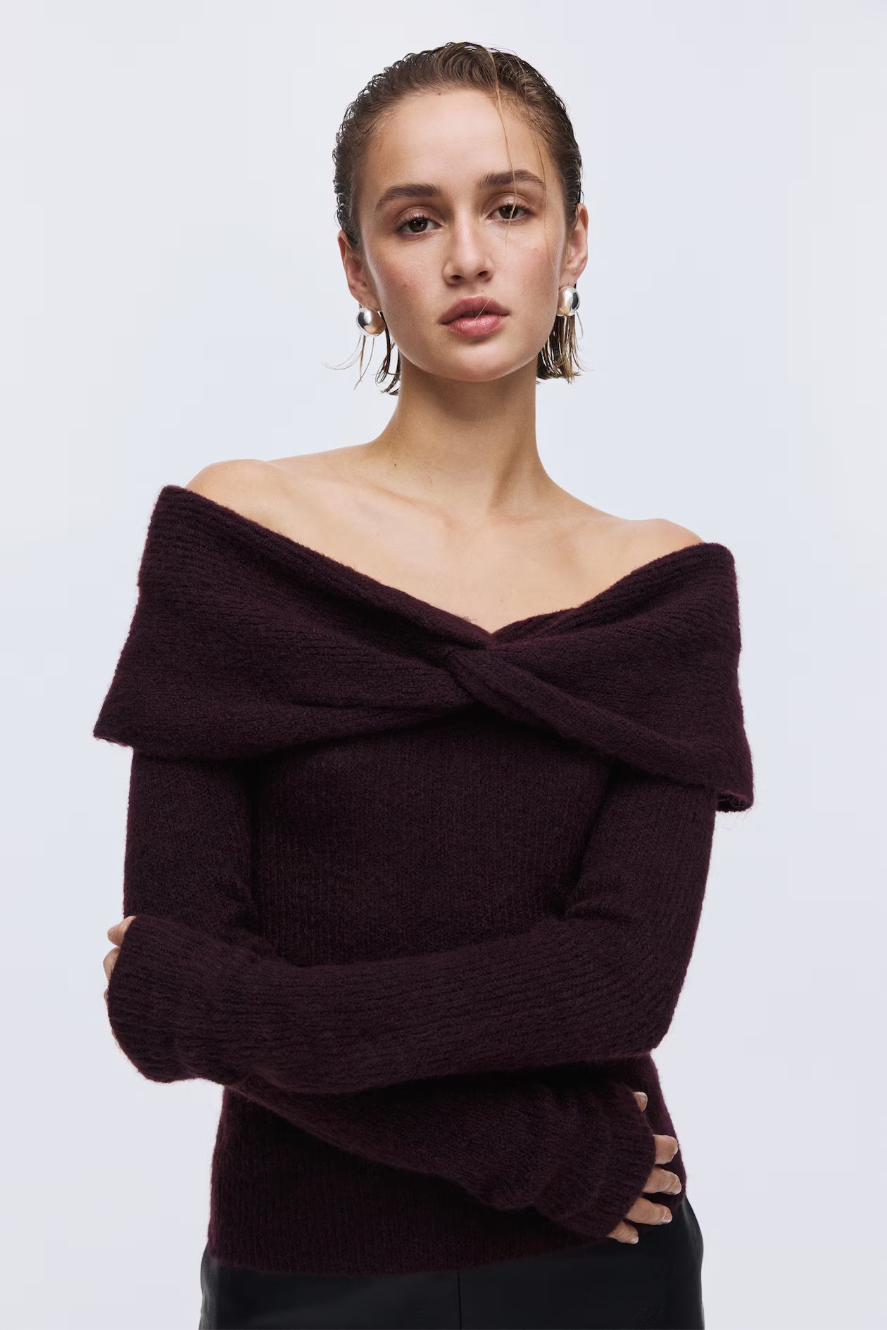 Off-the-Shoulder Sweater | H&M (US + CA)