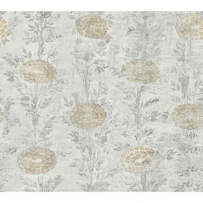 French Marigold 27' L x 27" W Wallpaper Roll | Wayfair North America