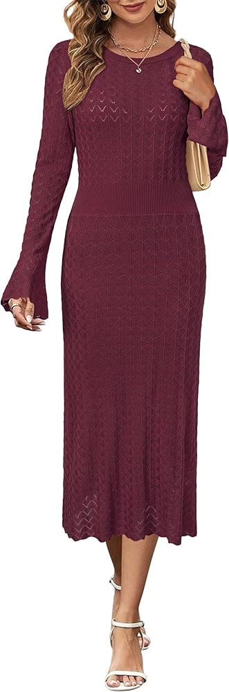 Newshows Sweater Dresses, Midi | Amazon (US)