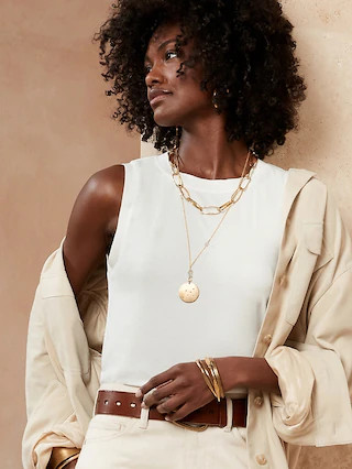 Ribbed Tank | Banana Republic (US)