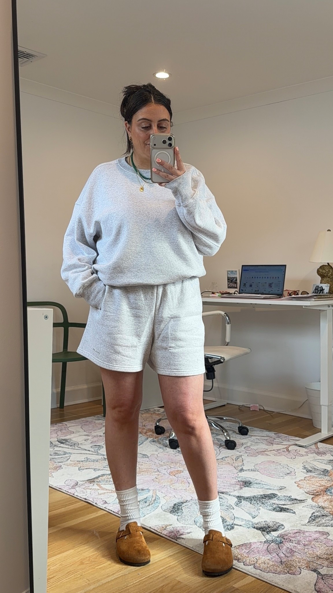 Comfy Easter at home 🐣🐰

Wearing the 5” shorts but they also come in 3”  

#LTKootd #LTKmomlife #LTKMidsize