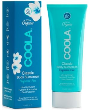 Coola Classic Body Organic Sunscreen Lotion Spf 50 - Fragrance-Free | Macys (US)