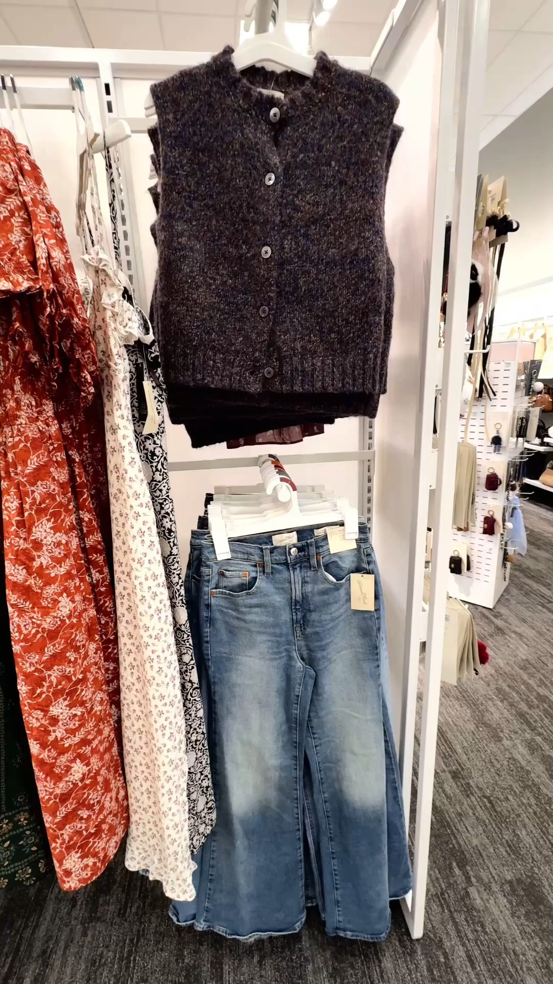 Sweater vest and flare jeans
New at Target!!

Love the vest. I’m sensitive to texture so i would wear it with a fitted mockneck top. These jeans are so good too!!

#LTKSeasonal