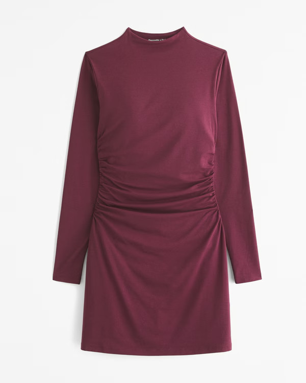 Women's The A&F Paloma Long-Sleeve Mini Dress | Women's Dresses & Jumpsuits | Abercrombie.com | Abercrombie & Fitch (US)