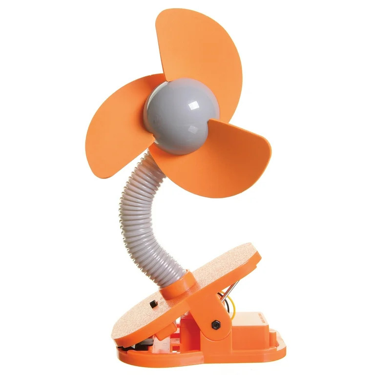 Dreambaby - Clip-On Fan Orange And Silver | Walmart (US)