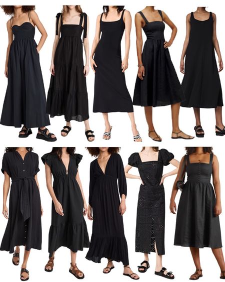 Everyday black summer dresses 🖤 All of these are lightweight cotton or linen that are perfect for warm weather. Sharing a review of every dress pictured here on NatalieYerger.com today!

#blackdress #blacksummerdress #blackcottondress #blacklinendress #summerdressblack #dressblack #blackdresses #summerstyle #summeroutfitinspo

#LTKtravel #LTKSeasonal #LTKstyletip
