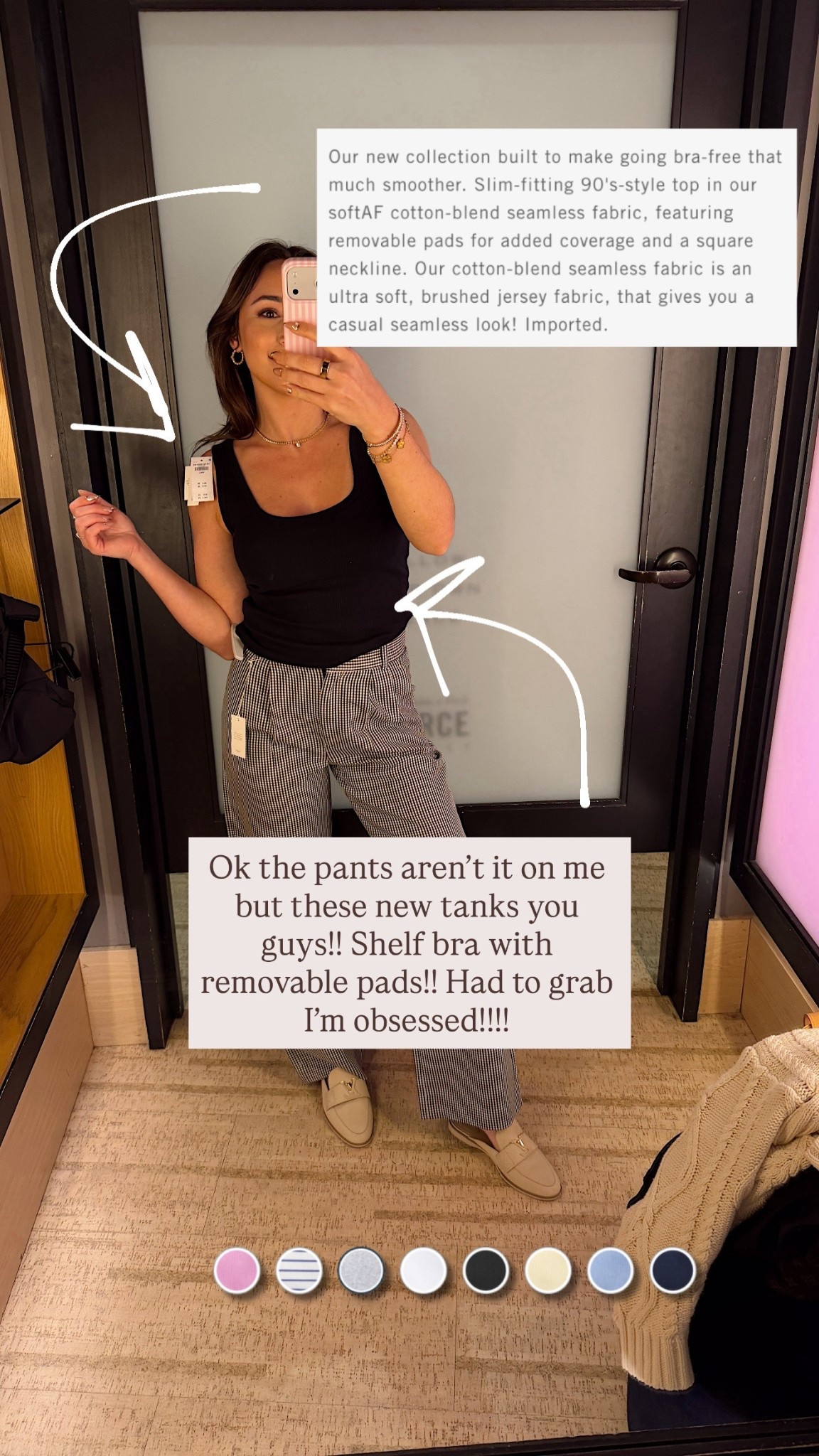 Abercrombie has new tanks with built in shelf bras that have removable pads. When I tell you I will be LIVING in this I’m not exaggerating  

#LTKFindsUnder100 #LTKSeasonal #LTKFindsUnder50