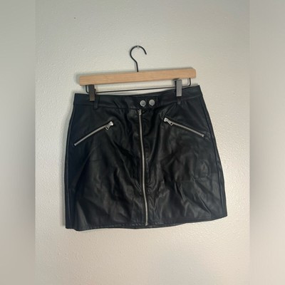 Wild fable faux leather mini skirt NWT | eBay US