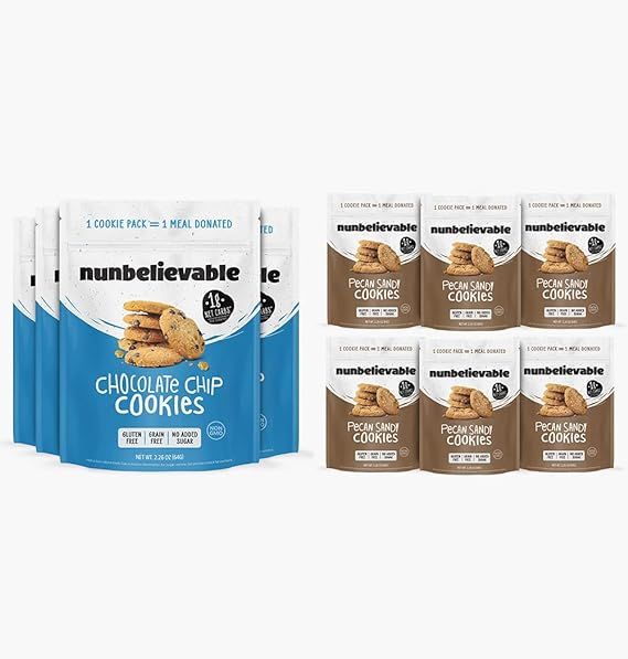 Combination 4-6pk Chocolate Chip + Pecan Sandy Bundle | Amazon (US)