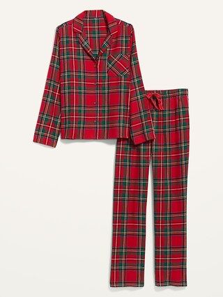 Matching Printed Flannel Pajama Set for Women | Old Navy (US)