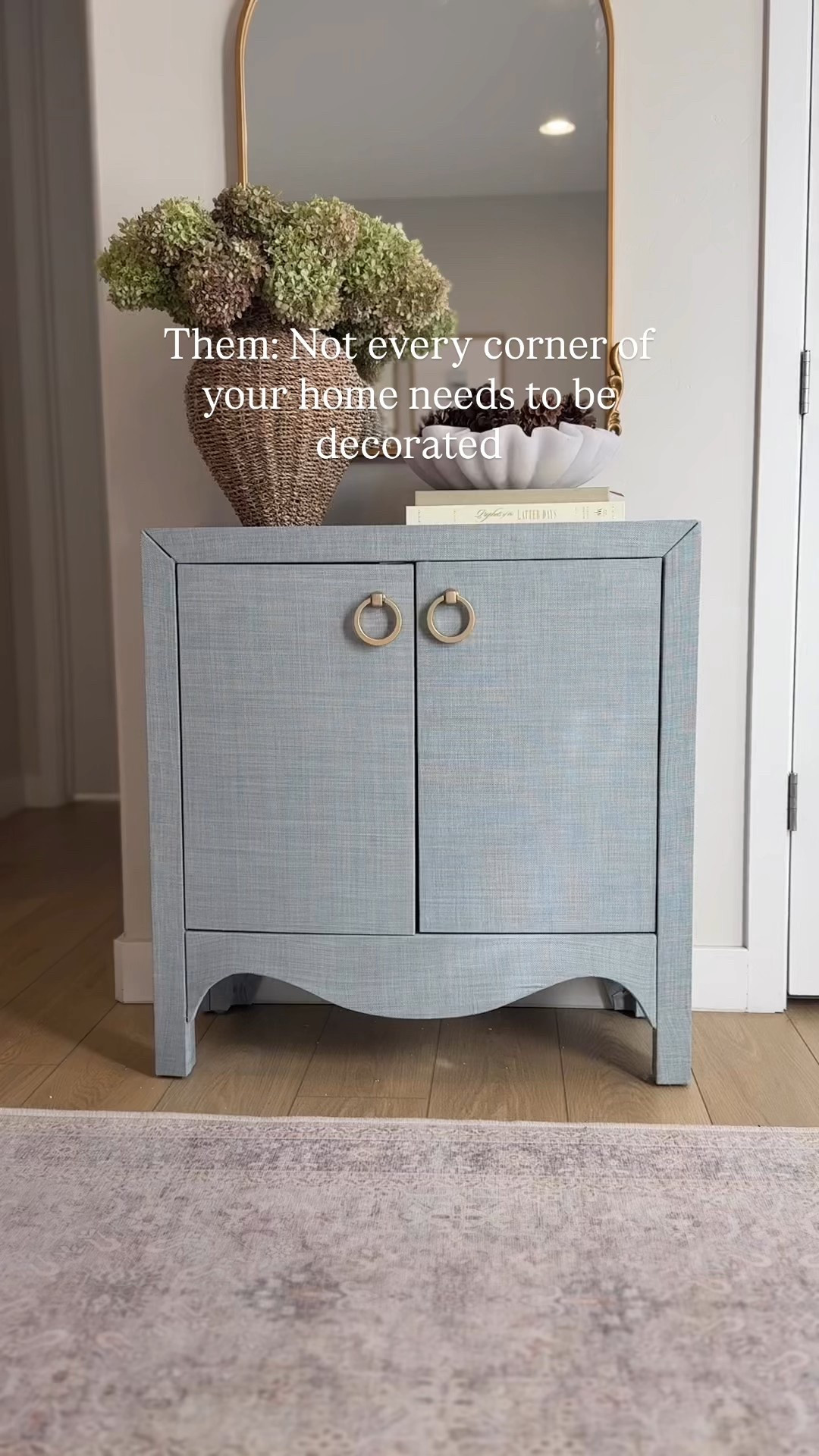 My biggest design advice: don’t let anyone tell you what you should do with your home unless they’re hired to do so 🤪

Quinn thinks I’m crazy for putting this entryway table here but I love it! Our layout doesn’t allow for a full console table but this adds the perfect amount of interest and just makes our home feel so much more welcoming when you walk in the front door! 🤍

#traditionalcoastalhome #entrywaydesign #smallentryway #smallentrywayideas #entrywayinspo 

#LTKFindsUnder100 #LTKHome #LTKFindsUnder50