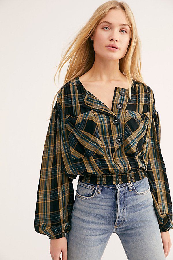 It'S The Good Life Plaid Top by Free People | Free People (Global - UK&FR Excluded)