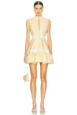 Alexis Natacha Dress in Yellow Stripes from Revolve.com | Revolve Clothing (Global)