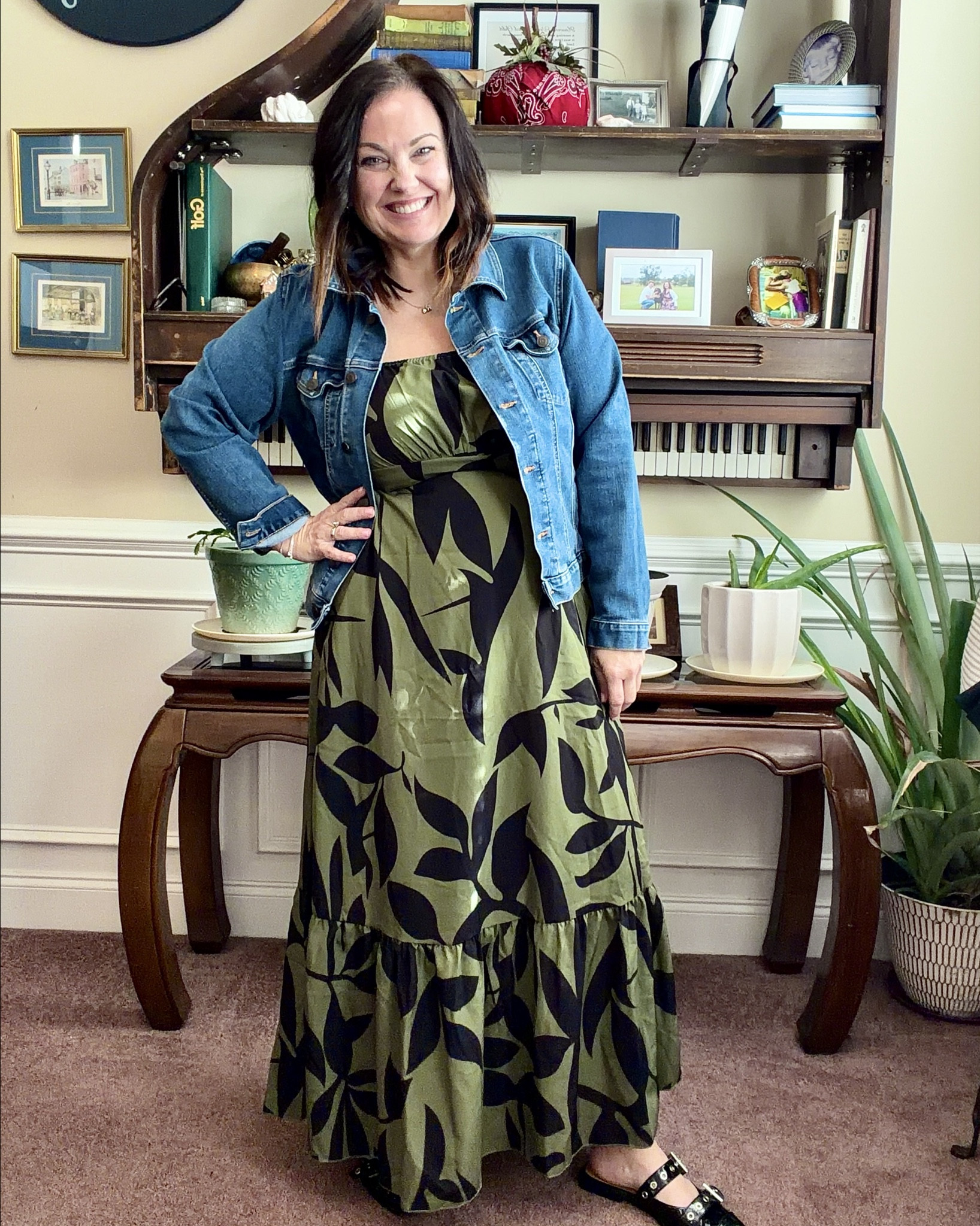 This print had me so excited to wear this dress! 

#LTKMidsize #LTKmomlife #LTKOver40