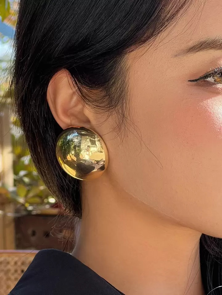 DAZY Round Stud Earrings | SHEIN