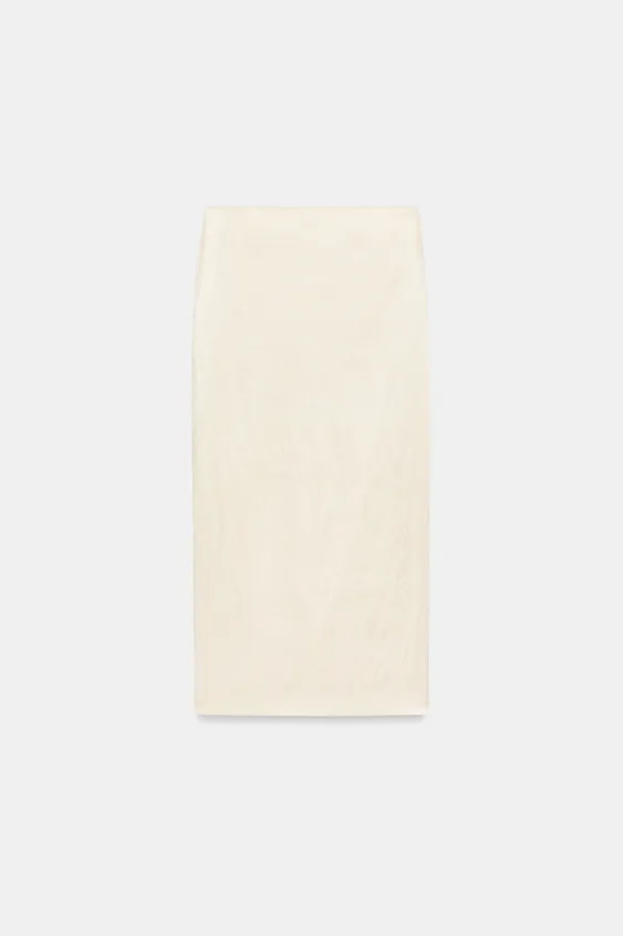 SATIN MIDI SKIRT | Zara US