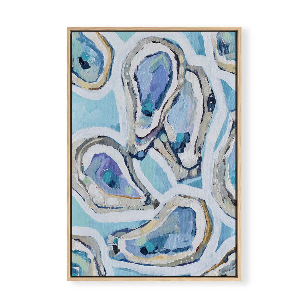 Blue Oysters by The Painted Katie Art Prints | Urban Garden Prints