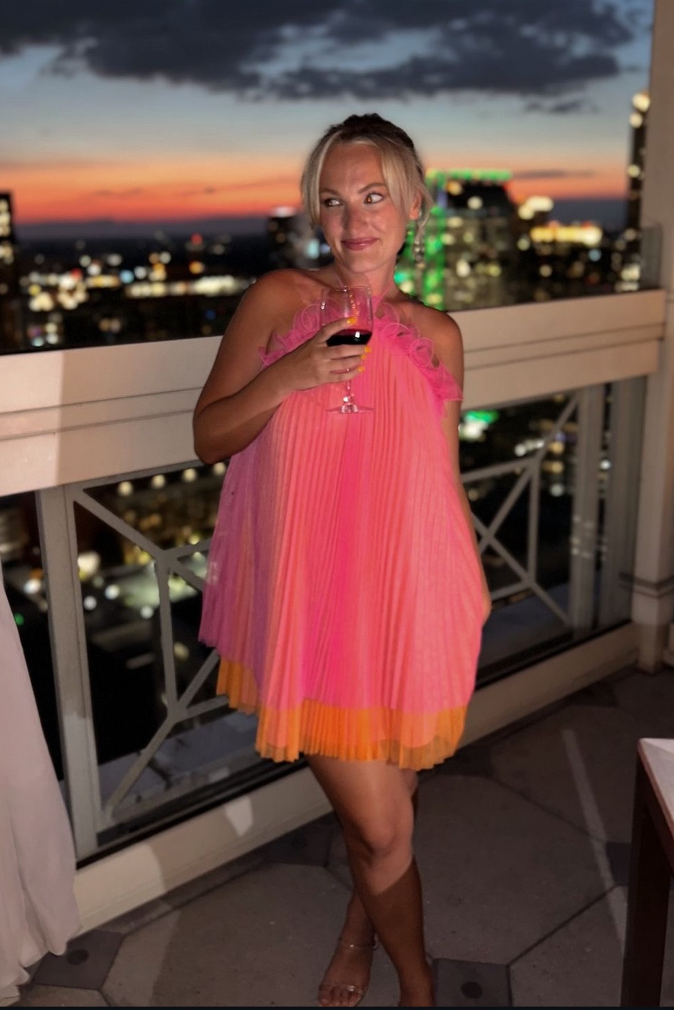 Pink and orange Amur Tate halter dress 💗🧡

#LTKStyleTip #LTKSeasonal #LTKWedding