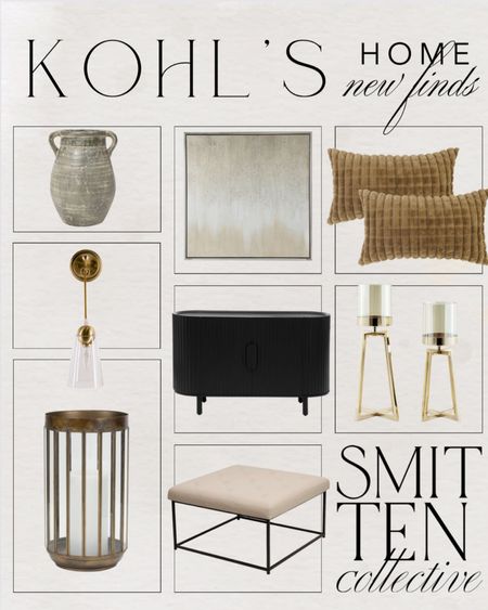 Kohl’s home decor new finds! New arrivals include this black console table, ottoman, candle holders, throw pillows, artwork, vase, sconce, candle holders and more. 

Kohl’s home decor, Kohl’s home, home decor, living room decor, modern home decor, trending home decor, new home decor, Kohl’s

#LTKStyleTip #LTKHome #LTKSeasonal