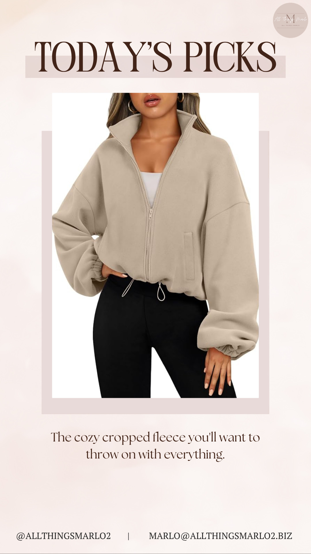 The cozy cropped fleece you'll want to throw on with everything. 

 #LTKSeasonal #LTKBeauty #LTKWorkwear