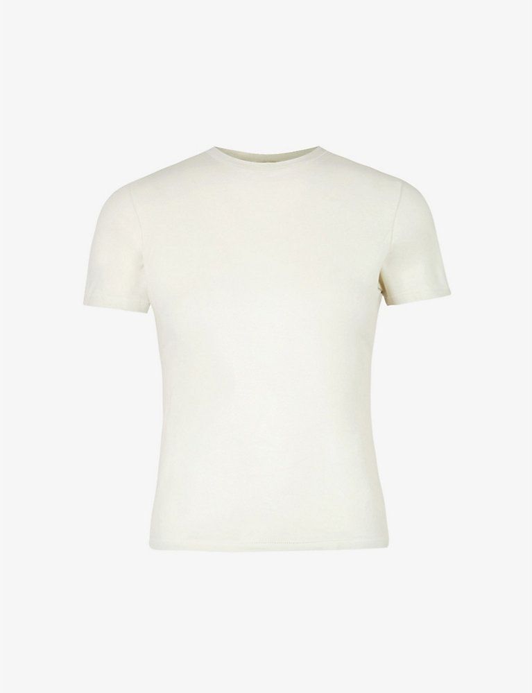 Round-neck cotton-jersey T-shirt | Selfridges