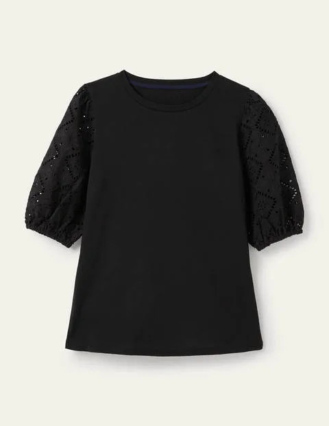 Abigail Puff Sleeve Jersey Top | Boden (US)