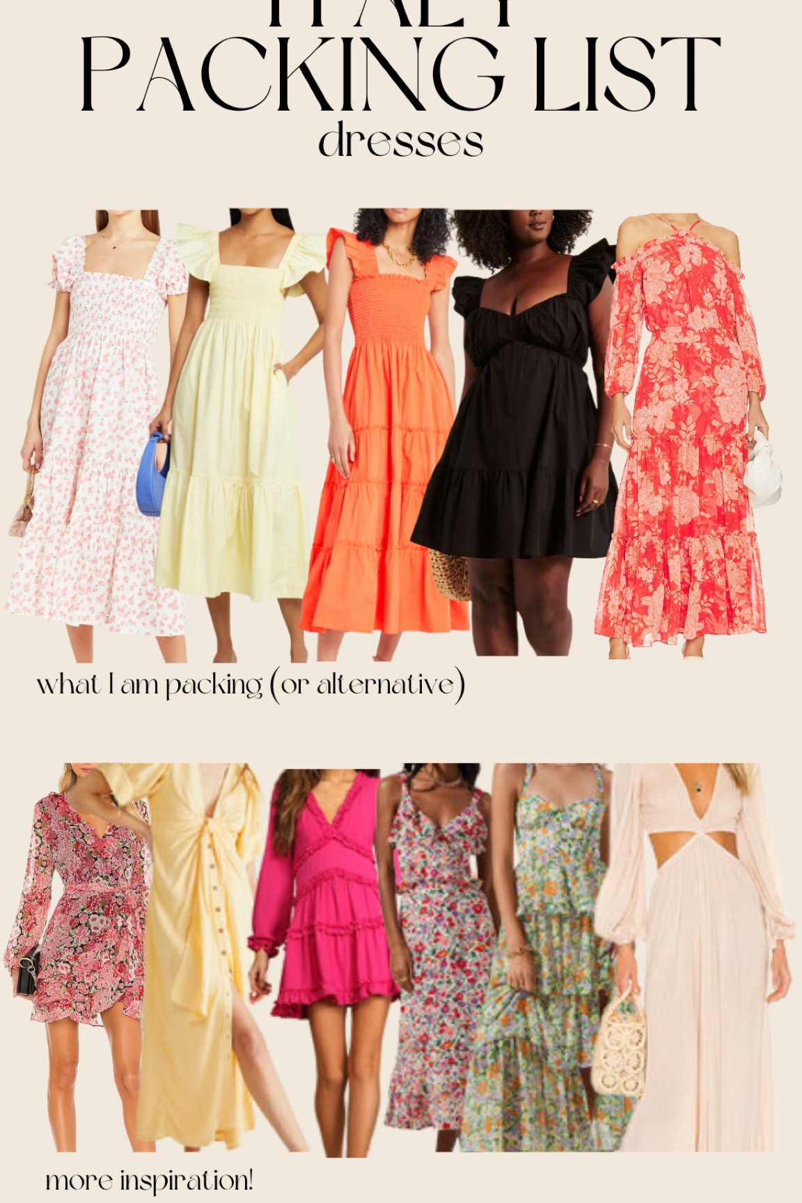 Dresses I am bringing to Italy and more that I think are adorable for the trip 

#LTKunder100 #LTKeurope