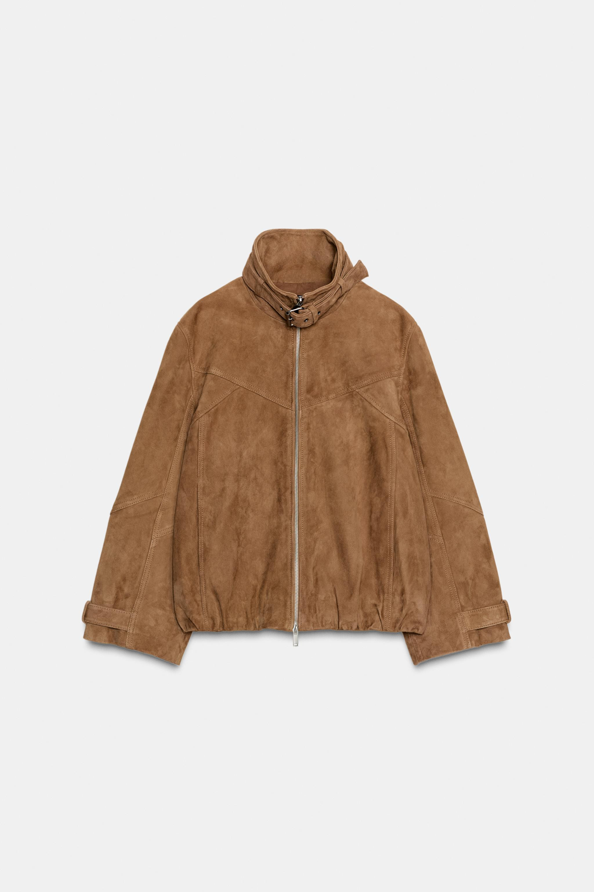ZW COLLECTION LIMITED EDITION SUEDE LEATHER JACKET | Zara US