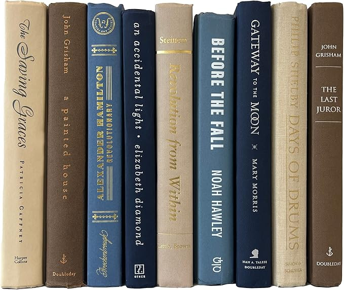 Real Books by Color in Custom Curated Sets for Office or Home Decor (7 Books, Custom 07) | Amazon (US)