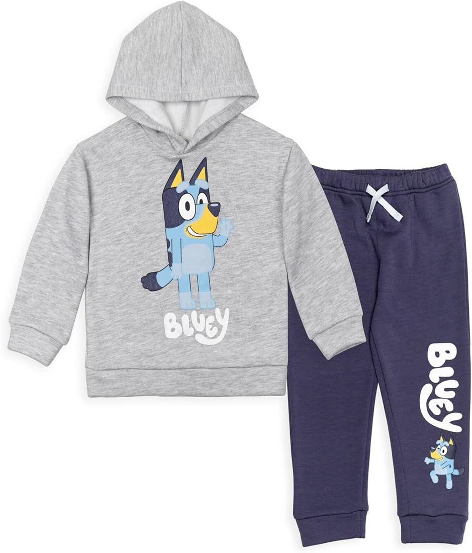 Bluey Bingo Fleece Hoodie and Pants Outfit Set Toddler to Little Kid | Amazon (US)