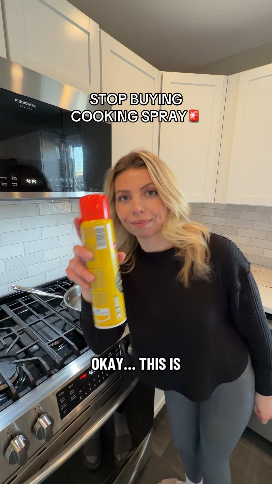 Stop buying cooking spray 👀 this kitchen swap is so much better.