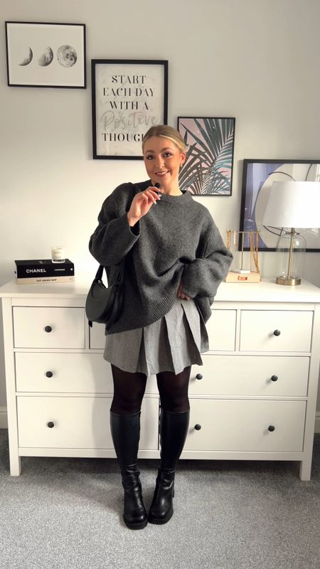 Is it a fit or is it just Pinterest? 

Pinterest outfit, grey outfit, pleated skirt, wide fit boots

#LTKmidsize #LTKeurope #LTKstyletip