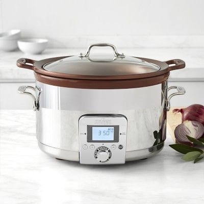 All-Clad Gourmet Slow Cooker with All-in-One Browning, 5-Qt. | Williams-Sonoma