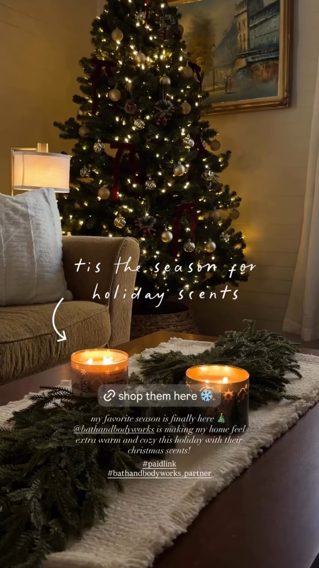 #bathandbodyworks_partner  #paidlink romanticizing your life this holiday season starts with the little things🎄⭐️ I hope this inspires you to slow down & enjoy the small moments this christmas season! ❤️ @bathandbodyworks

#LTKHoliday #LTKGiftGuide #LTKSeasonal