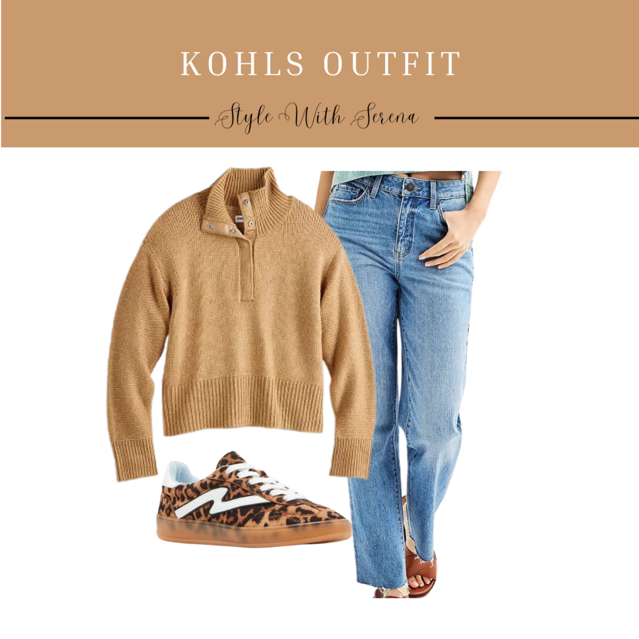 Kohls outfit, pullover, jeans, denim, sneakers, casual outfit 

#LTKStyleTip #LTKFindsUnder100 #LTKOver40
