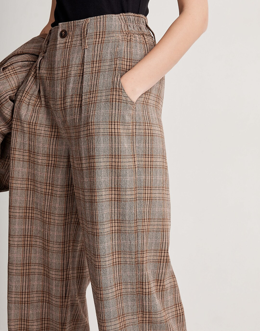 The Neale Straight-Leg Pant in Ghent Plaid | Madewell