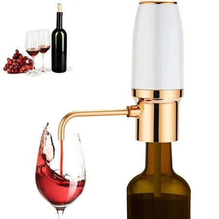 Automatic Wine Aerator Pourer Electric Smart Decanter, Dispenser Rechargeable with Micro USB Cable | Walmart (US)