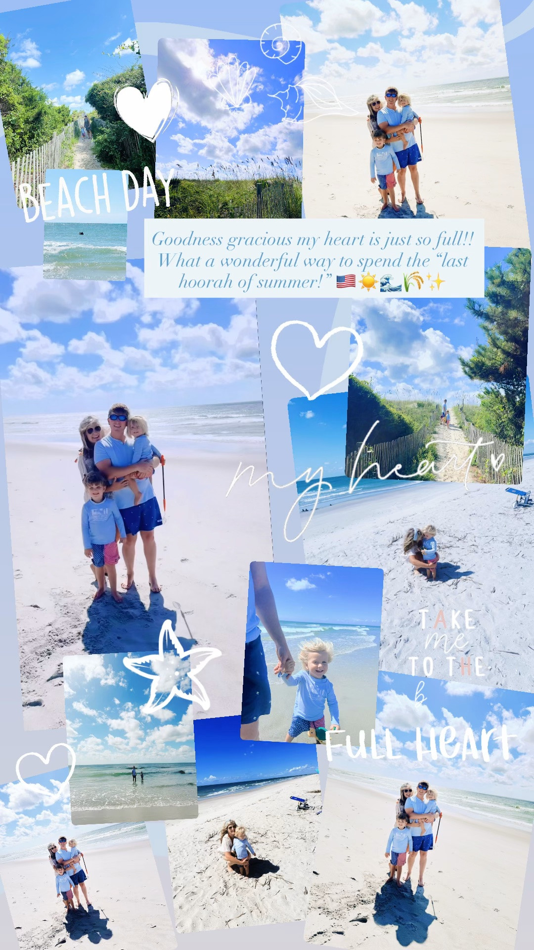 Goodness gracious my heart is just so full!! What a wonderful way to spend the “last hoorah of summer!” 🇺🇸☀️🌊🌾✨
