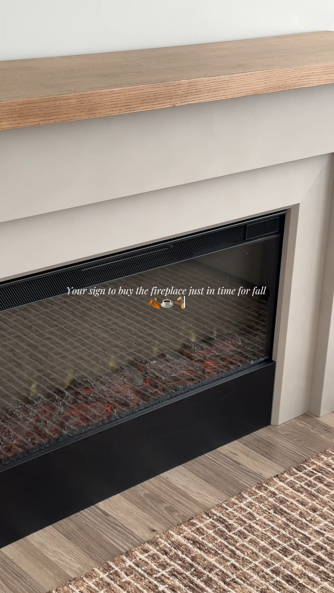 My fireplace is back in stock!! 

#LTKHome #LTKSeasonal