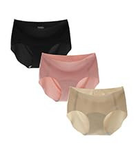 INNERSY Women's Seamless No Show Hipster Panties Invisible Light Underwear 3-Pack | Amazon (US)