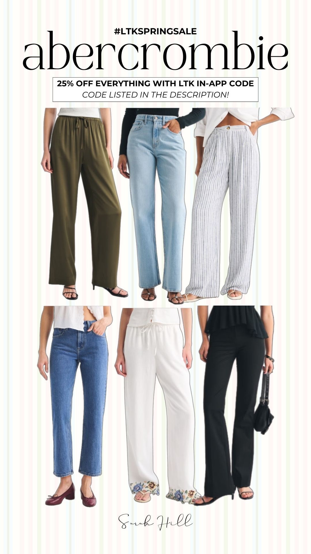 25% off sitewide at Abercrombie with code AFLTK

#LTKSpringSale