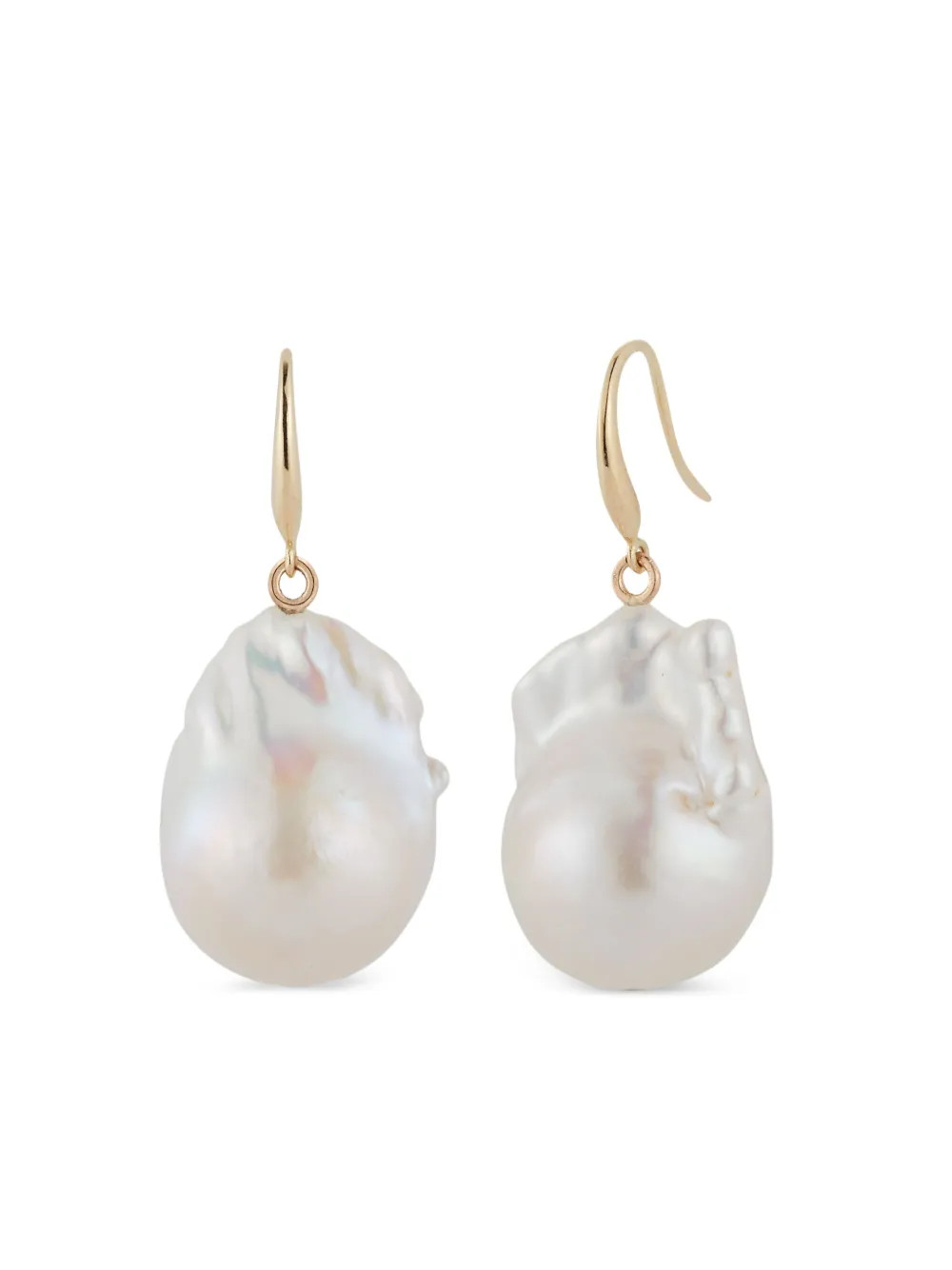 Mateo14K yellow gold pearl earrings | Farfetch Global